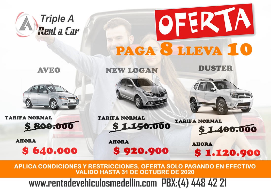 RENTA DE AUTOS EN MEDELLIN